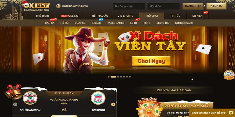 Trò chơi nên thử sức sau khi đăng ký OXBET